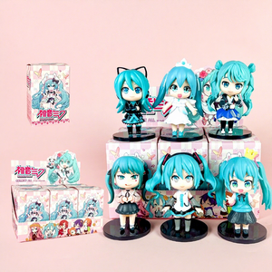 Muñecas de PVC, Figuras de Acción, Muñecas de Dibujos Animados, Lindas Muñecas <span class=keywords><strong>Miku</strong></span> de Moda, Cajas Ciegas Coleccionables, Decoración, Caja Misteriosa, Juguetes para Niños - Product Image 1