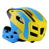 Casque de vélo intégral pour enfants en gros, coque en PC, mousse EPS haute densité, mentonnière détachable, casque de sécurité pour enfants