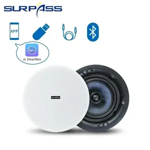 BTF31 525 pulgadas para altavoces de techo, sistema de cine en casa con amplificador digital Clase <span class=keywords><strong>D</strong></span> integrado, crossover de audio bidireccional para el hogar - Product Image 1