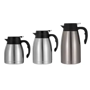 18/8 Bpa free hot and cold custom logo 1L kettle vacuum insulated stainless steel kettle