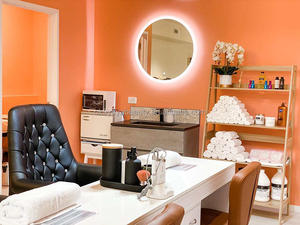 Silla portátil para manicura, equipo <span class=keywords><strong>de</strong></span> salón, juego <span class=keywords><strong>de</strong></span> sillas para <span class=keywords><strong>estética</strong></span> <span class=keywords><strong>de</strong></span> <span class=keywords><strong>uñas</strong></span> - Product Image 3