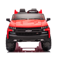 Voiture électrique sous licence Chevrolet Silverado Trail Boss LT 24v pour enfants avec télécommande Voiture électrique 2 places pour enfants