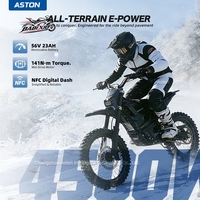 Valtinsu Nouvelle Moto Tout-Terrain Électrique 63V4500W Longue Portée avec Moteur Brushless 4500W E-Pit Bike