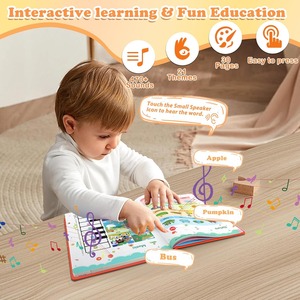 <span class=keywords><strong>Libro</strong></span> <span class=keywords><strong>de</strong></span> Sonidos Educativo <span class=keywords><strong>de</strong></span> Aprendizaje Temprano, Tapa Dura <span class=keywords><strong>de</strong></span> Cartón, <span class=keywords><strong>Libro</strong></span> Interactivo Inteligente con Sonidos, Música y Texturas para Bebés y Niños Pequeños - Product Image 5