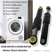 Amortisseur de machine à laver DC66-00470A DC66-00470B, pièce de rechange pour machine à laver Samsung, construction en plastique durable, noir
