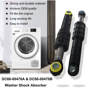 Amortiguador de Lavadora DC66-00470A DC66-00470B, Pieza de Repuesto para Lavadora Samsung, Construcción de Plástico Duradero, Color Negro - Product Image 5