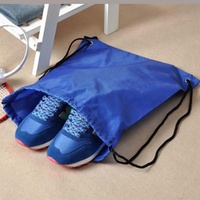 Diy Polyester Trekkoord Rugzak Tassen Custom Logo Nylon 210d Polyester Trekkoord Cadeau Tas Sporttas Voor Gym Reizen