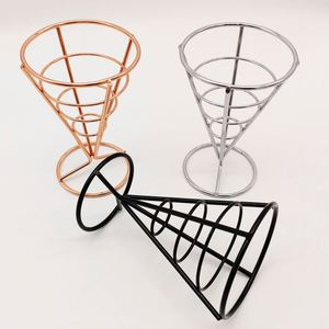 Restaurant With Sauce Dippers Potato <b>Chips</b> Snack Holder Colanders & Strainers French Fries Stand - Product Image 2