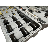 Kit d'outils pneumatiques en aluminium TOOLRITA, ensemble de 71 pièces avec compresseur d'air, outils personnalisables OEM, garantie 1 an et étui