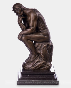 Adornos de Estatua de figura de bronce con temas mitológicos y humanísticos - Product Image 3