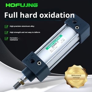 Cilindro Neumático de Aluminio Estándar Serie SC Hofujng, Doble Acción, Diámetro de 32 mm/50 mm/63 mm, Equipo de Automatización, Control de Aire - Product Image 3