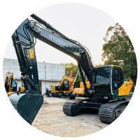 Meilleur prix pour une excavatrice sur chenilles Hyundai R220Lc-9S d'occasion, 22 tonnes, diesel, hydraulique, pièces d'origine, bien entretenue, FOB CIF