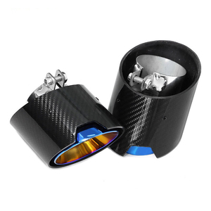 ปลายท่อไอเสียคาร์บอนไฟเบอร์สำหรับ BMW M3 M4 G80 G82 2021+ ท่อปลายเก็บเสียงสแตนเลสตกแต่งสำหรับการดัดแปลงรถยนต์ - Product Image 5