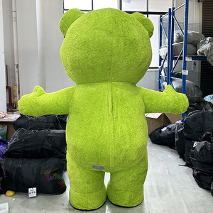 Costume de mascotte gonflable géant <span class=keywords><strong>pas</strong></span> <span class=keywords><strong>cher</strong></span> CE unisexe pour <span class=keywords><strong>adulte</strong></span>, personnalisable, coloré, en peluche, personnage de dessin animé, <span class=keywords><strong>ours</strong></span> en peluche, à vendre - Product Image 4