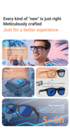 Haute qualité hommes femmes Smart Ai lunettes changer de couleur musique lunettes de soleil sport casque cyclisme lunettes de soleil