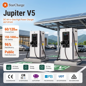 Starcharge Jupiter V5 120kW Écran tactile 10,4 pouces Efficacité 96% OCPP 1.6 2.0.1 Chargeur rapide DC pour zone de service routière - Product Image 1