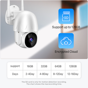 2MP tuya PTZ an ninh wifi máy ảnh với tự động theo dõi và colorvu tầm nhìn ban đêm tuya 2MP Wifi Bullet Máy ảnh - Product Image 4