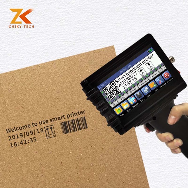 Factory Directly Sell 12.7Mm Tij High Speed Portable Hand Digital Color Inkjet Printer