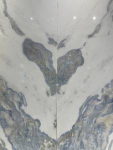 Nouvelles baignoires ovales magiques bleues, baignoires autoportantes en pierre, pour hôtels et villas - Product Image 3