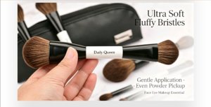 DailyQueen – Kit de 8 pinceaux professionnels de luxe à double embout pour fond de <span class=keywords><strong>teint</strong></span>, fard à joues, fard à paupières et correcteur, dégradé, ultra-doux et sans perte de poils - Product Image 4