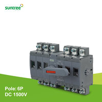 Interrupteur de coupure de charge 1500V 500A 24kV, isolateurs triphasés 400A, interrupteur de déconnexion