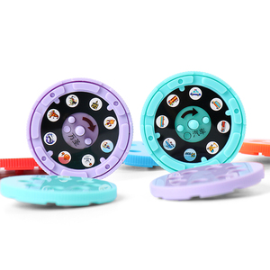 Trẻ em giáo dục đồ chơi phim hoạt hình Torch đèn Đồ chơi đèn pin chiếu bé ngủ Câu Chuyện cuốn sách Đèn pin chiếu - Product Image 5