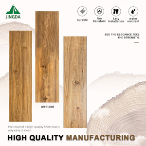 Suelo Laminado de Roble Oscuro de 12mm y 14mm, Sistema de Clic, para Escuelas y Hoteles, AC3 AC4, Certificado FloorScore, Directo de Fábrica - Product Image 1
