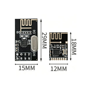 1-5 piezas NRF24L01 2.4GHz 2Mbit/s 2.4G mini módulo transceptor RF inalámbrico para transmisión de datos 1.9-3.6V para Arduino DIY - Product Image 1