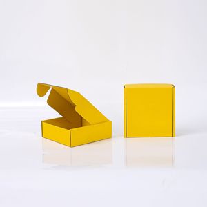 Hộp giấy màu sóng hộp vận chuyển chắc chắn Hộp bao bì thương mại điện tử xuyên biên giới thể hiện hậu cần quần áo trang sức Hộp quà tặng - Product Image 2