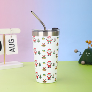 Vaso Ecológico de Acero Inoxidable de 16 oz para Niños, Diseño de Animales Adorables, Aislado al Vacío, a Prueba de Fugas, Regalo para Fiestas - Product Image 2
