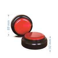 Bouton Enregistreur Vocal Personnalisé 89mm – Sonnette Sonore Facile à Utiliser pour l'Entraînement des Animaux et la Communication au Bureau – Bouton Sonore Enregistrable