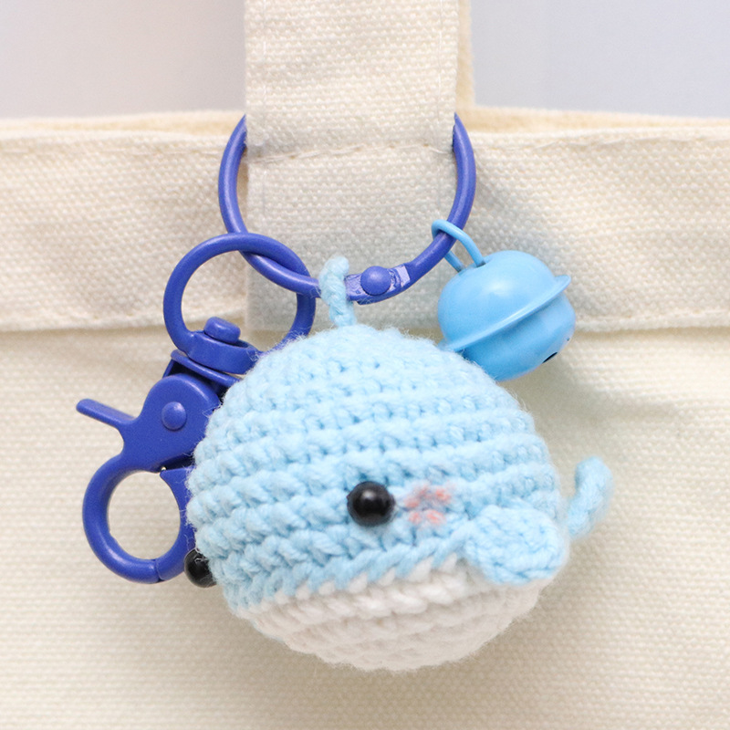 Boucle tête de chien dauphin bleu