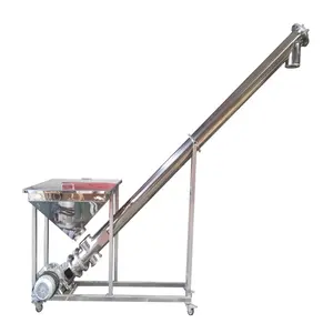 DZJX Clay Powder Large Screw Conceyor Coal Ash Grain Tubular Cement Small Auger Conveyor Feeder For Solid Waste 40 T/H