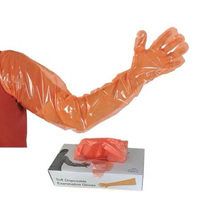 Gants d'insémination vétérinaires à bras long Guantes de Palpacion rectal Largos Vacas