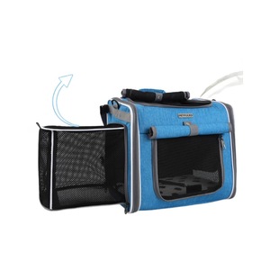 Sac à dos pliable pour <span class=keywords><strong>animaux</strong></span> de compagnie, grande capacité, en tissu Oxford, avec fermeture éclair, pour chiens et vélos électriques - Product Image 6