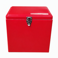 Glacières rétro de haute qualité, 15 litres, fabricant OEM, glacières en métal