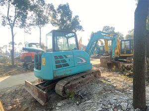 Máquina excavadora Kobelco SK60 usada a la venta Buen rendimiento Peso operativo de 5 toneladas con componentes principales Motor de motor - Product Image 4