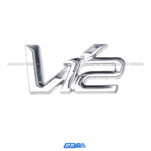 Insignia de letras de Metal plateado para Aston Martin DBS DB11 Vantage Rapide Virage Vanquish, emblema de coche sin despegar - Product Image 1