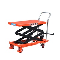 Meistverkaufte Kleine Scherenhebebühne Manuelle Plattformwagen zum Heben und Senken von Transportfahrzeugen Hydraulischer Scherenhubwagen
