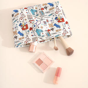Trousse de maquillage Beilian, étui cosmétique portable, petite trousse de rangement de voyage pour maquillage, rouge à lèvres, monnaie, design ultraléger - Product Image 3