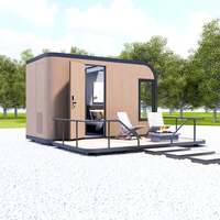 Capsule de chambre portable ciel étoilé, maison modulaire préfabriquée