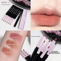 Crayon à Lèvres Mat Végétalien en Gros, Crème Personnalisée, Meilleur Crayon Contour des Lèvres, Marque Privée, Rouge à Lèvres Brillant Rose et Rouge de Luxe