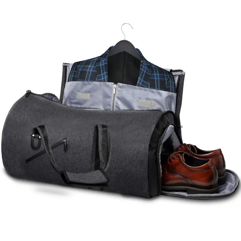 Bolsa plegable portátil Yuhong, bolsa de traje de separación seca y húmeda, bolsa de viaje multifuncional
