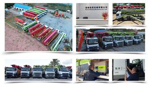 डीजल कंक्रीट पंप मिक्सर ट्रक बेंज चेसिस 56 मीटर ट्रक घुड़सवार जुमोलियन 180 एम/एच 2019 - Product Image 6