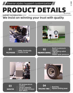 شاحنة خلاطة خرسانة صغيرة ذاتية التحميل / شاحنة خلاطة خرسانة محمولة - Product Image 5