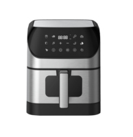 Penggorengan udara digital 6,5l dengan pengatur waktu dan kontrol suhu, beberapa preset 1700W