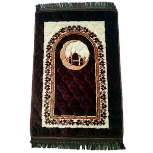Alfombra portátil de oración islámica para adultos, tapislázuli árabe - Product Image 4