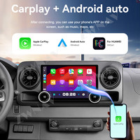 ZWNAV 11,5 pouces, prise en charge de CarPlay et Android Auto, caméra de recul pour Benz Sprinter 2018-2026, navigation GPS, autoradio Android