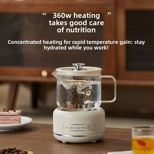 Bouilloire électrique en verre multifonctionnelle, pot de cuisson automatique, maintien au chaud, pour le bureau et la maison - Product Image 4