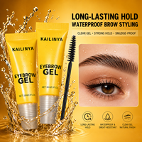Gel Sourcils Transparent Personnalisé OEM ODM avec Logo, Mascara Sourcils Naturel, Fixateur de Sourcils Longue Durée, Vente en Gros, Fournisseur en Vrac, Cosmétique Marque Privée